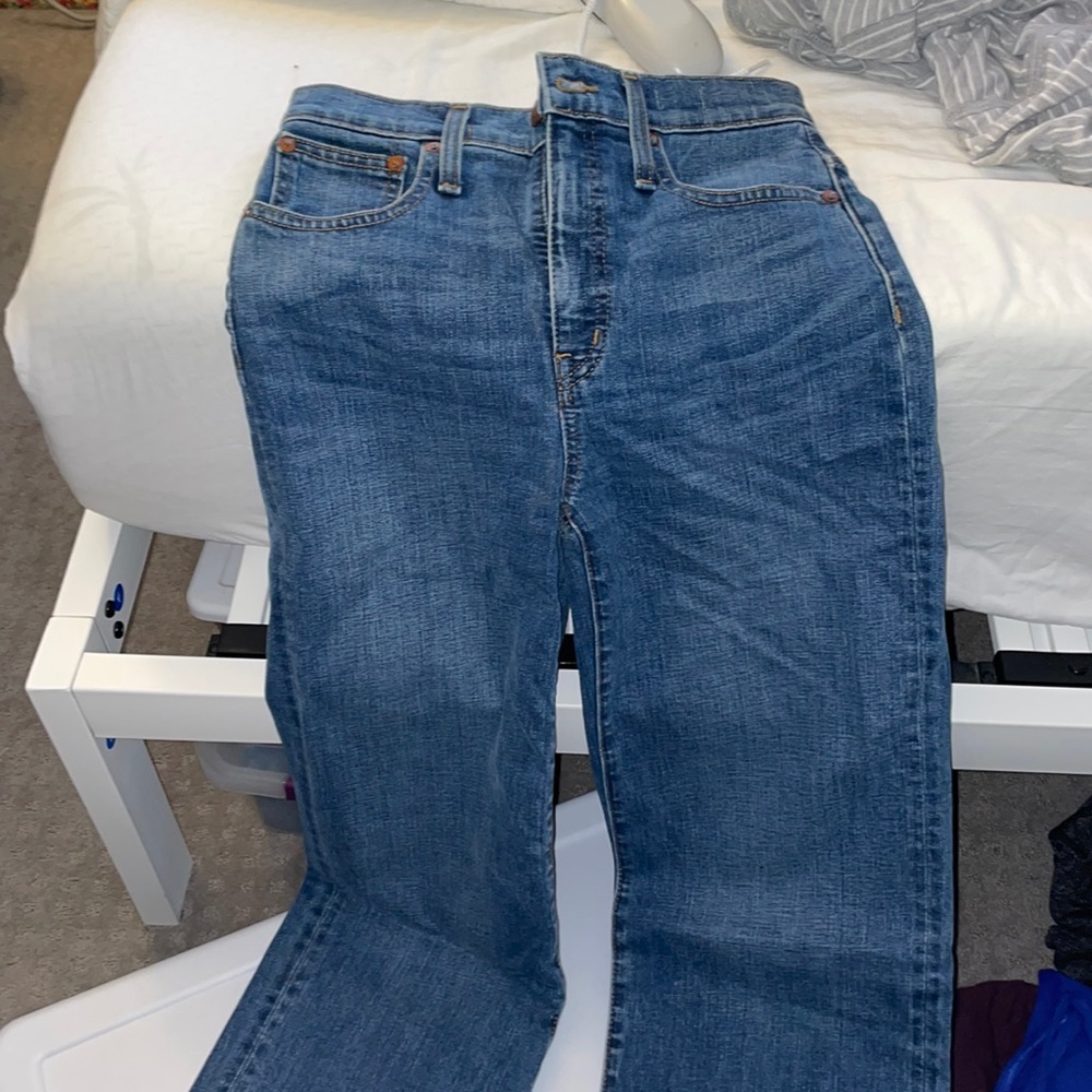 Madewell Slim Wide-Leg Crop Jeans